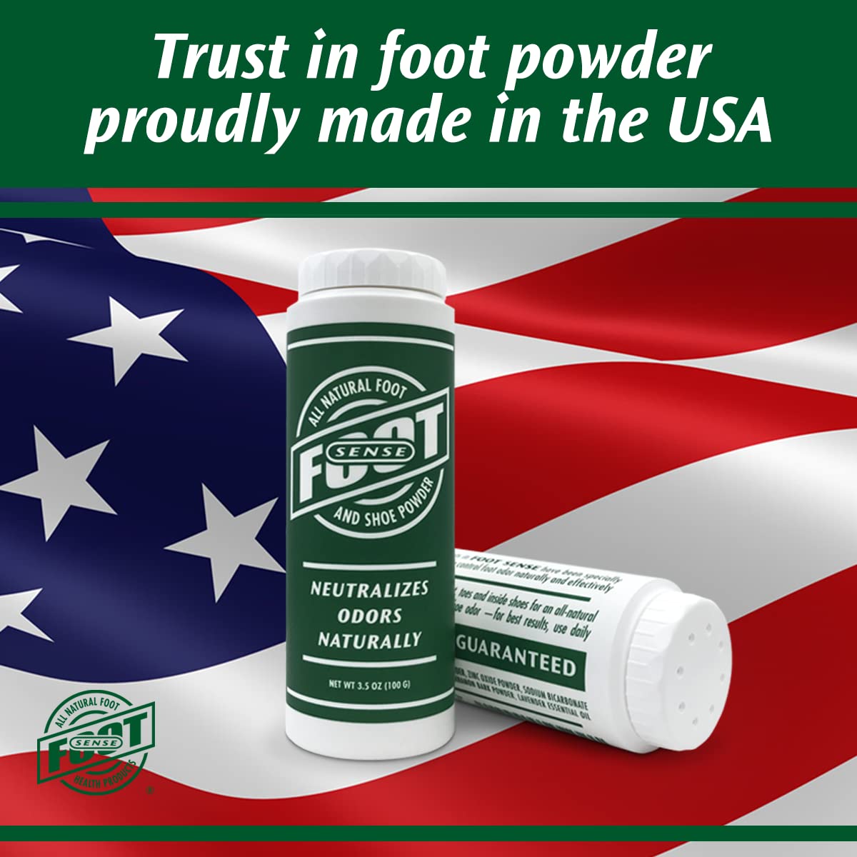 Buy Natural Foot and Shoe Odor Eliminator TalcFree Shoe Deodorizer