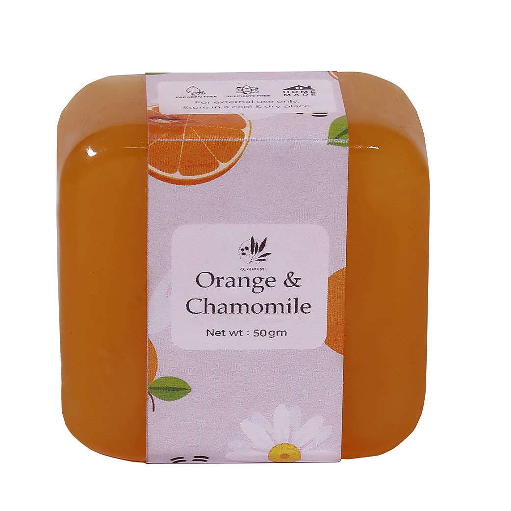 Olive House Orange Chamomile Soap, 50 gm