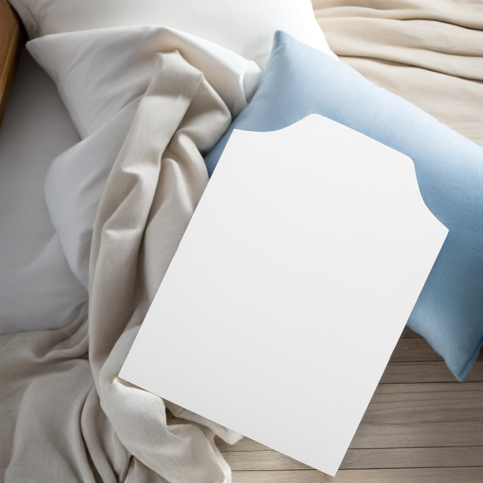 Ipetboom Papphemdform mit Anti Falten Eigenschaft 100 Stück Weiße aus Papier zum Falten und Organisieren von T-shirts Verpackungsmaterial für Kleidung
