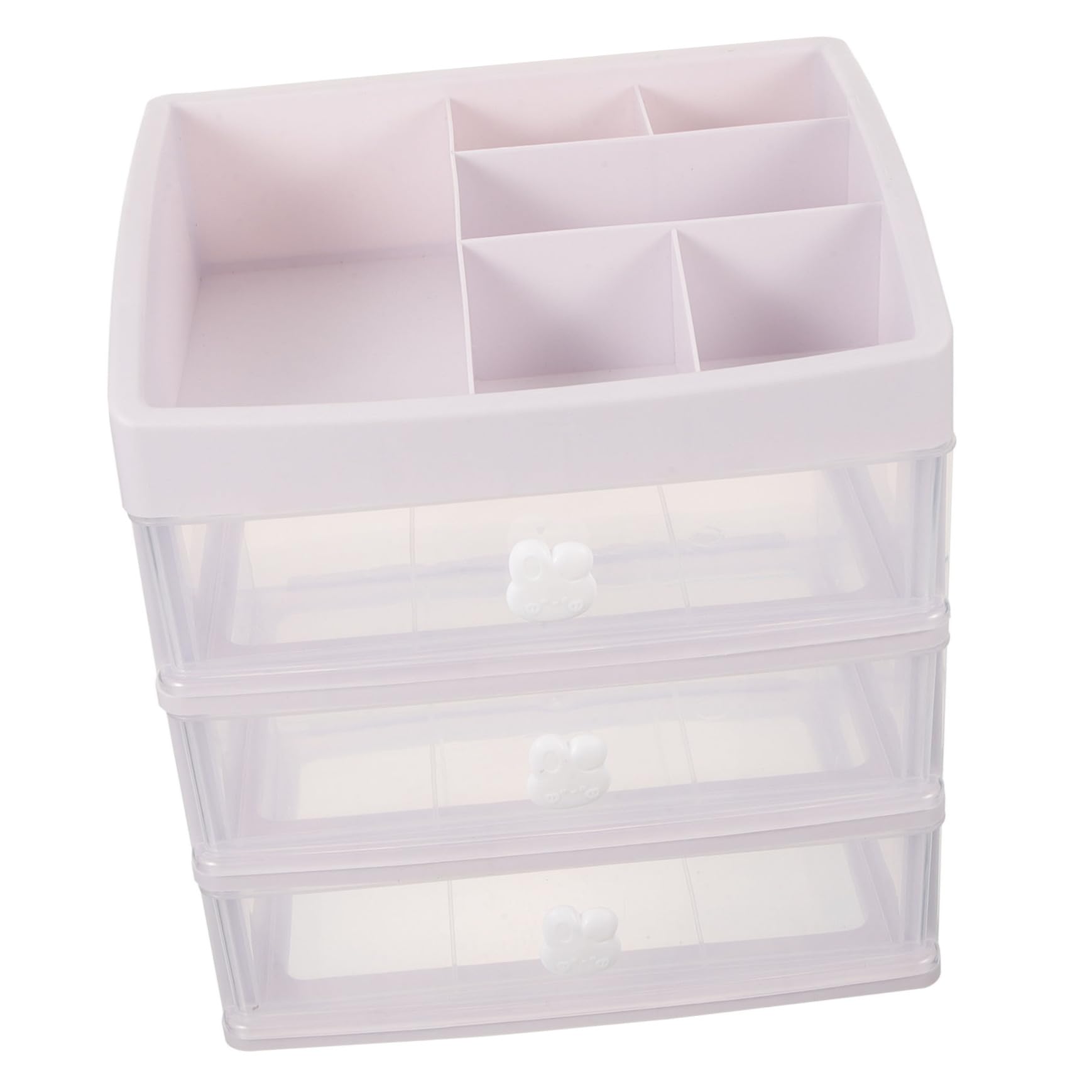 Caja organizador cosmeticos organizador de cosmeticos maletin para guardar maquillaje makeup organizer box soporte de almacenamiento de mesa organizador de escritorio el plastico