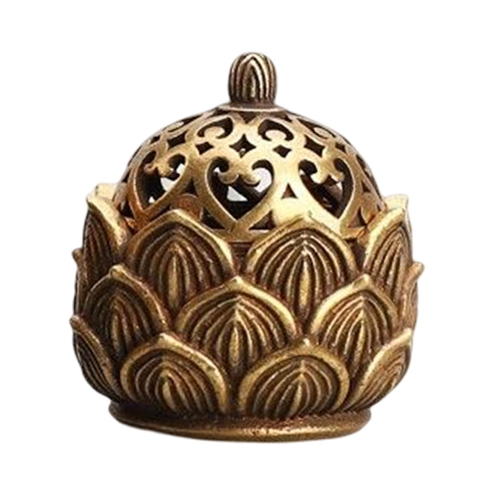 Zambuph Ancient Style Incense Burner Adding Unique Bronze 3.3x2.3cm