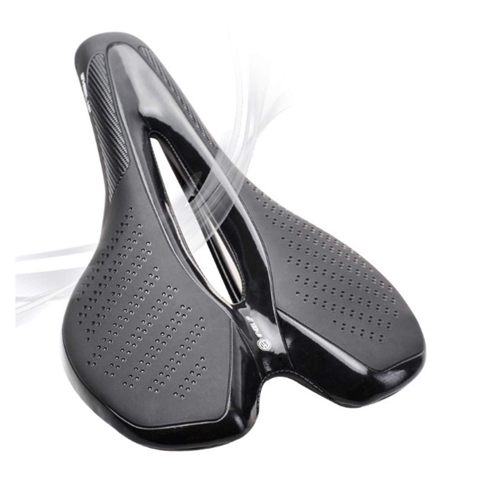 Coprisella Bici，Coprisella Cyclette 2CPS New Carbon Fiber Road MTB Sella Sella Uso Materiale del Carbonio Pad Elastico Traspirante Super Light Cuscini in Pelle Bicycle Accessory