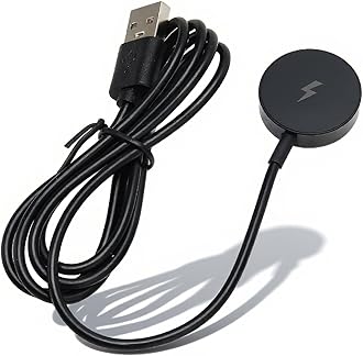 Charger Dock for Q Gen 1 Gen 2 Gen 2 Wander Gen 2 Gen 3 Gen 3 , USB Charging Cable Smartwatch Accessories (Black)