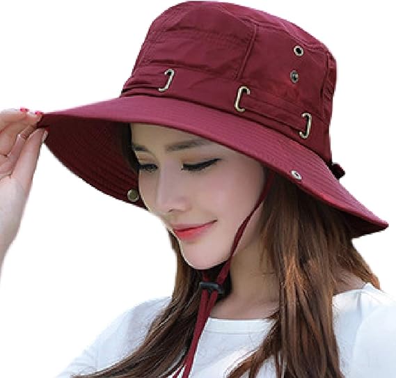 Amazon ココマリ サファリハット Uvカット つば広 帽子 日除け 紫外線 日焼け 対策 ブーニー ハット 帽 アウトドア レディース Uv カット サファリ ブーニーハット おしゃれ 撥水 日よけ あご紐 女優帽 自転車 つば 折り畳み 熱中症 春 夏 秋