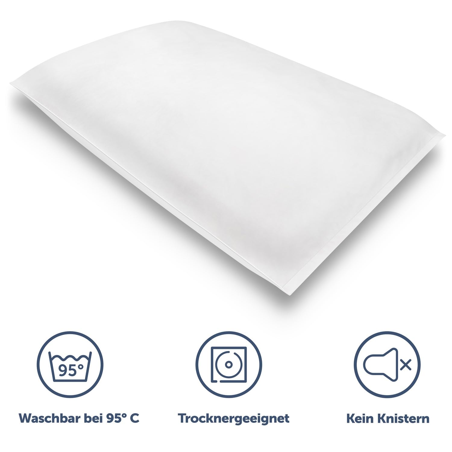 Blumtal® Milbenbezug Decke 135x200 cm 2er Set - Oeko-TEX Zertifizierte Allergiker Bettwäsche - Encasing Für Decken - Anti Milben Allergie Bettwäsche Set