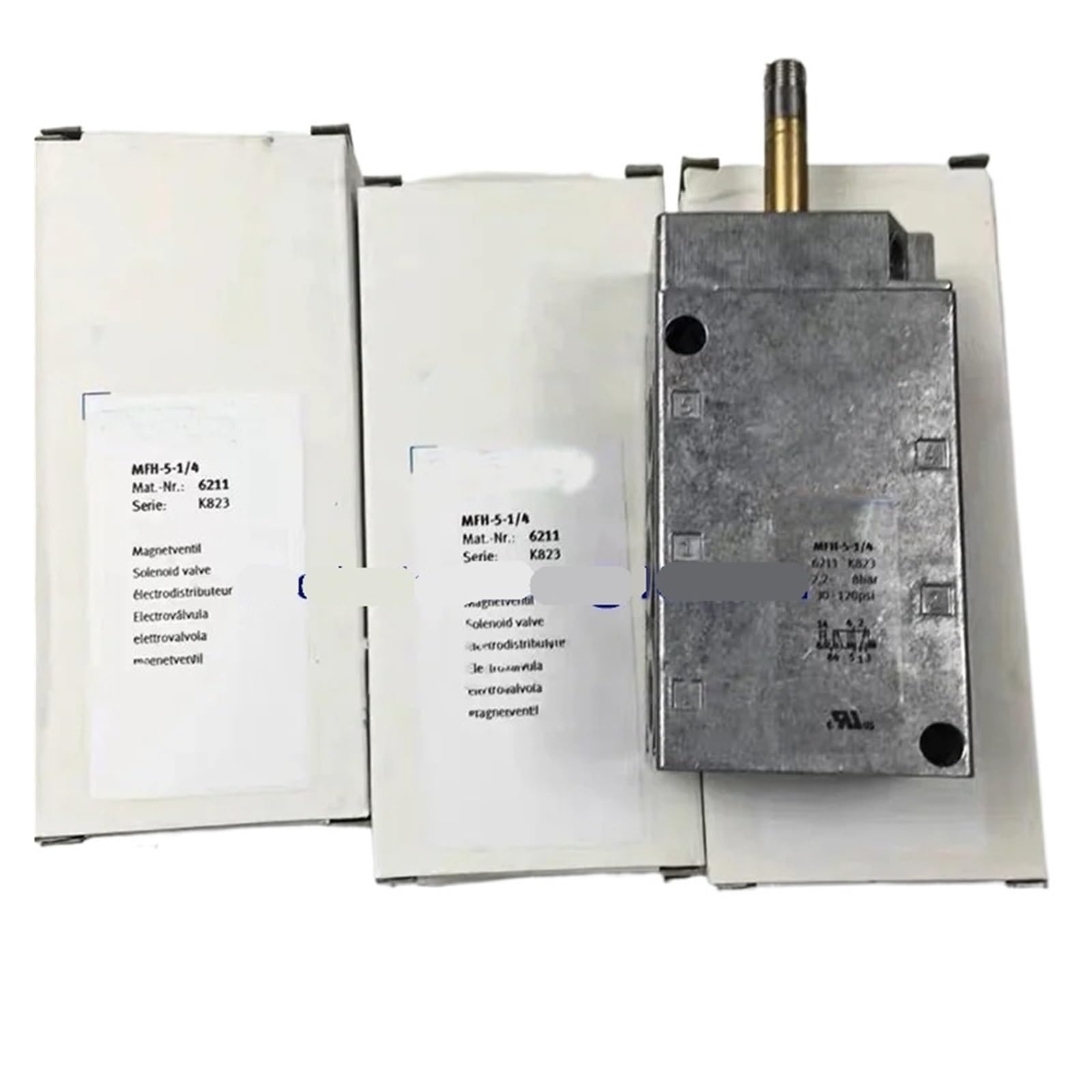 CXDFRSER 1pcs MFH-5-1/4 6211 Solenoid Valve(AC110)