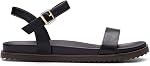 DREAM PAIRS Sandales plates pour femmes orteil ouvert une bande Arch soutien Coussioned confortable chaussures de marche d'été