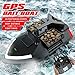 doorslay RC Bait Boat for Fishing, GPS Fishing Bait Boat, 500M Remote Control Dual Motor Fish Finder, 2Kg Loading Support Automatic Cruise/Return/Route Correction/Strong Searchlight/Turn Signal