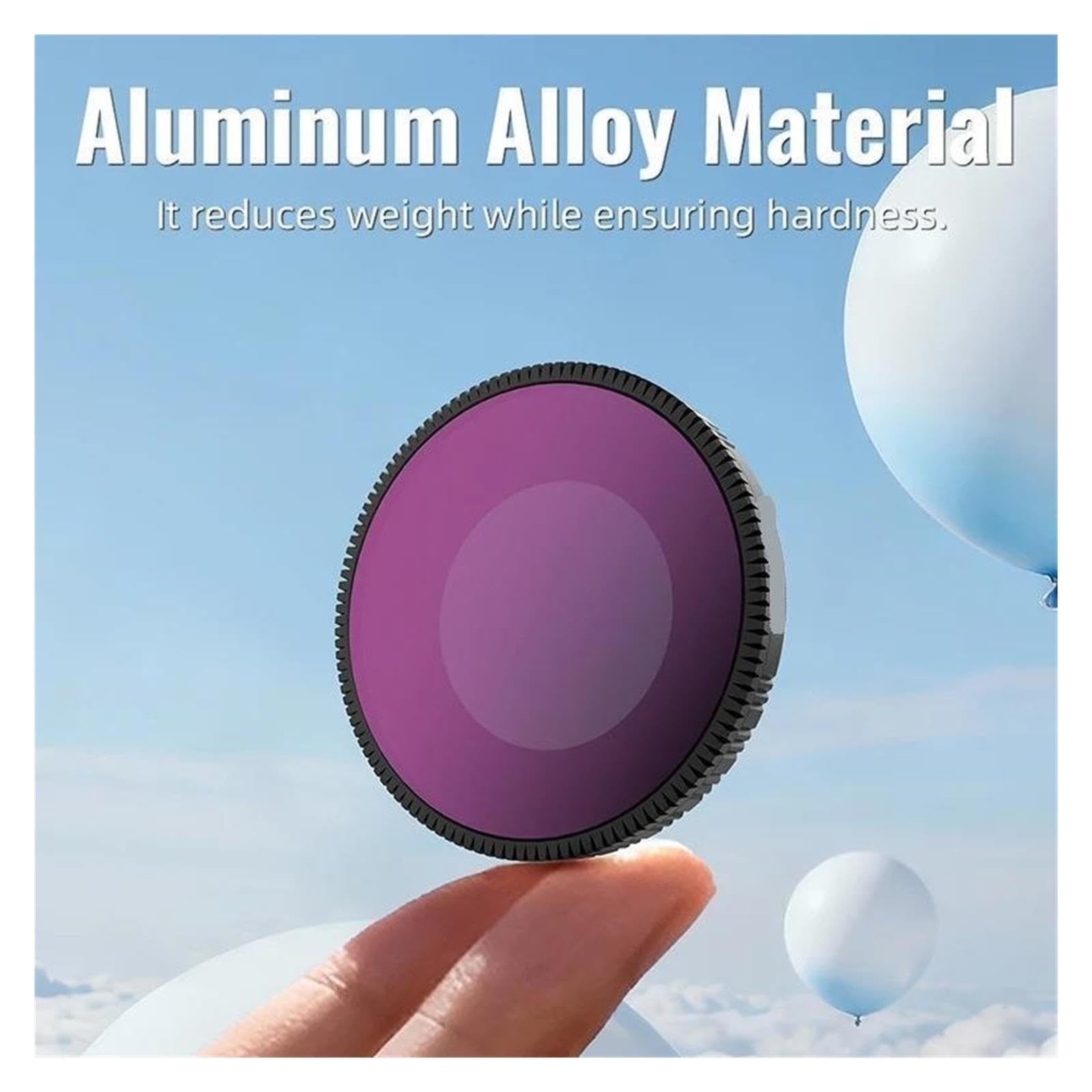 Juego de filtros ND/PL 4 en 1, Compatible con dji, ND8PL ND16PL