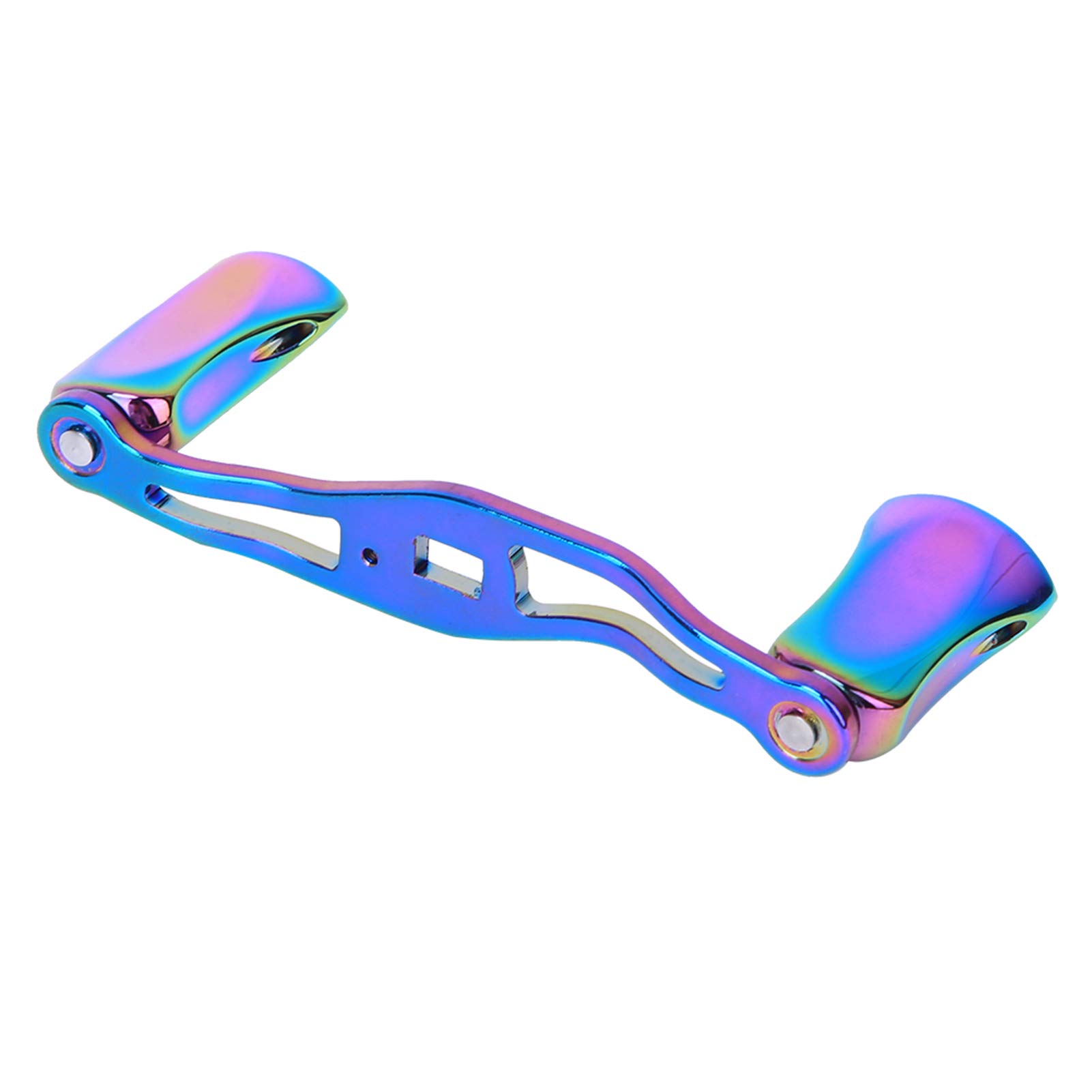 poignée de Moulinet de pêche, Bouton d'alimentation en métal de qualité supérieure, Bras à Bascule coloré et Durable, Accessoires de Remplacement pour la Modification de