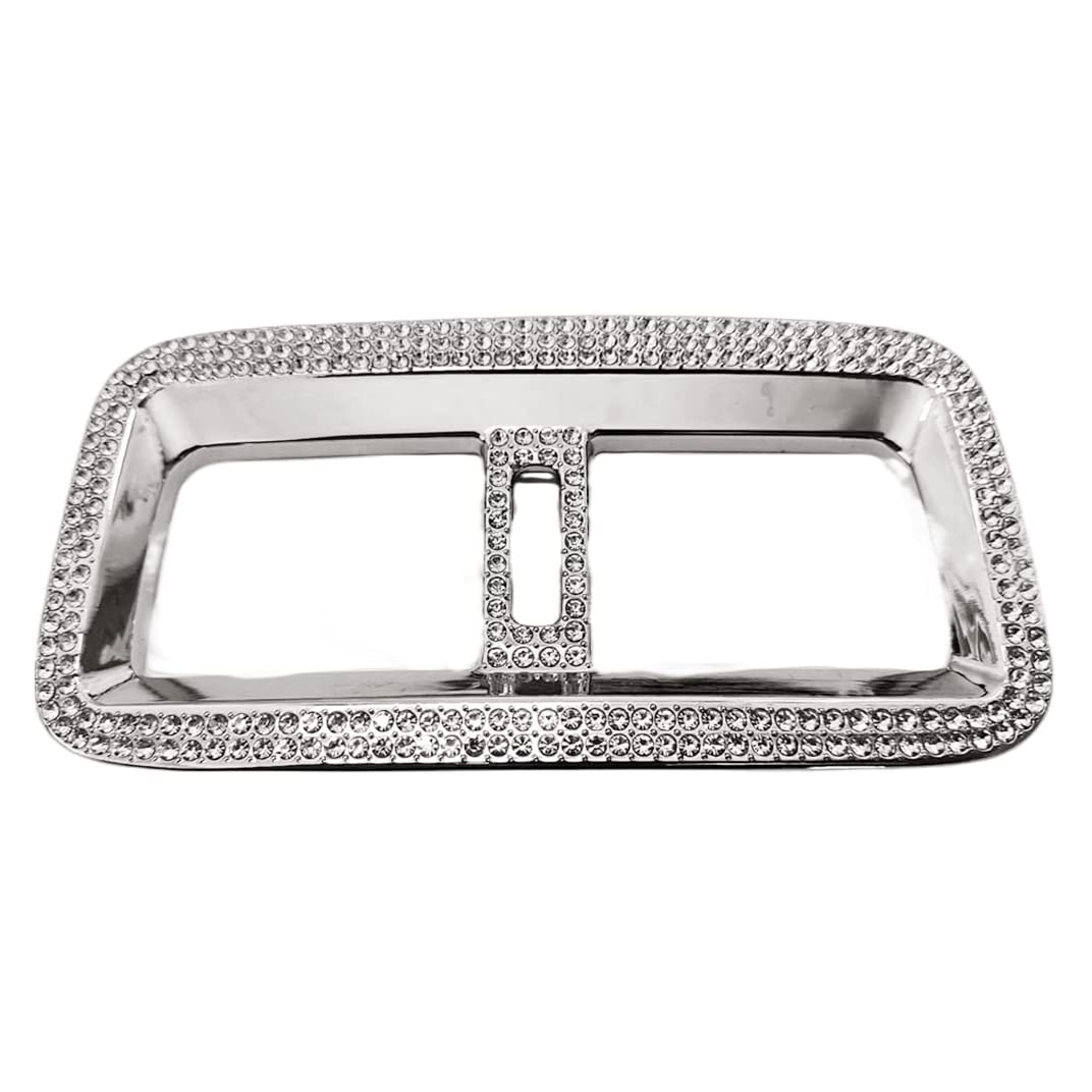 Compatible with Lexus RX 350 450 Accessories Car Bling Interior Accessories for Women Modification Accessory (Silver, Rear Vent Cover)