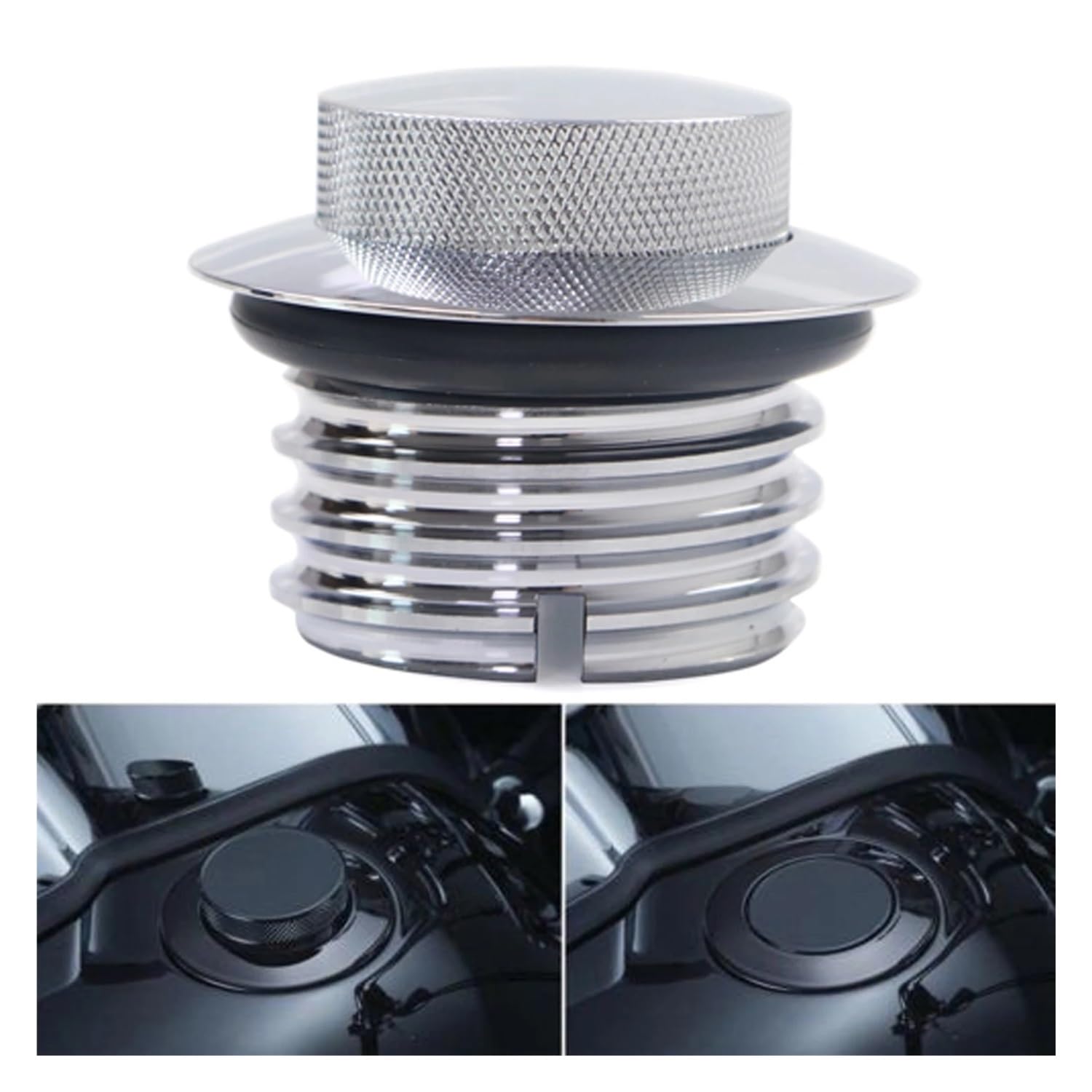 Tappo serbatoio carburante motocicletta Tappo Serbatoio Carburante A Scomparsa Per Moto, Con Sfiato, Per Touring Street Glide Per Road King Per Softail Per Dyna