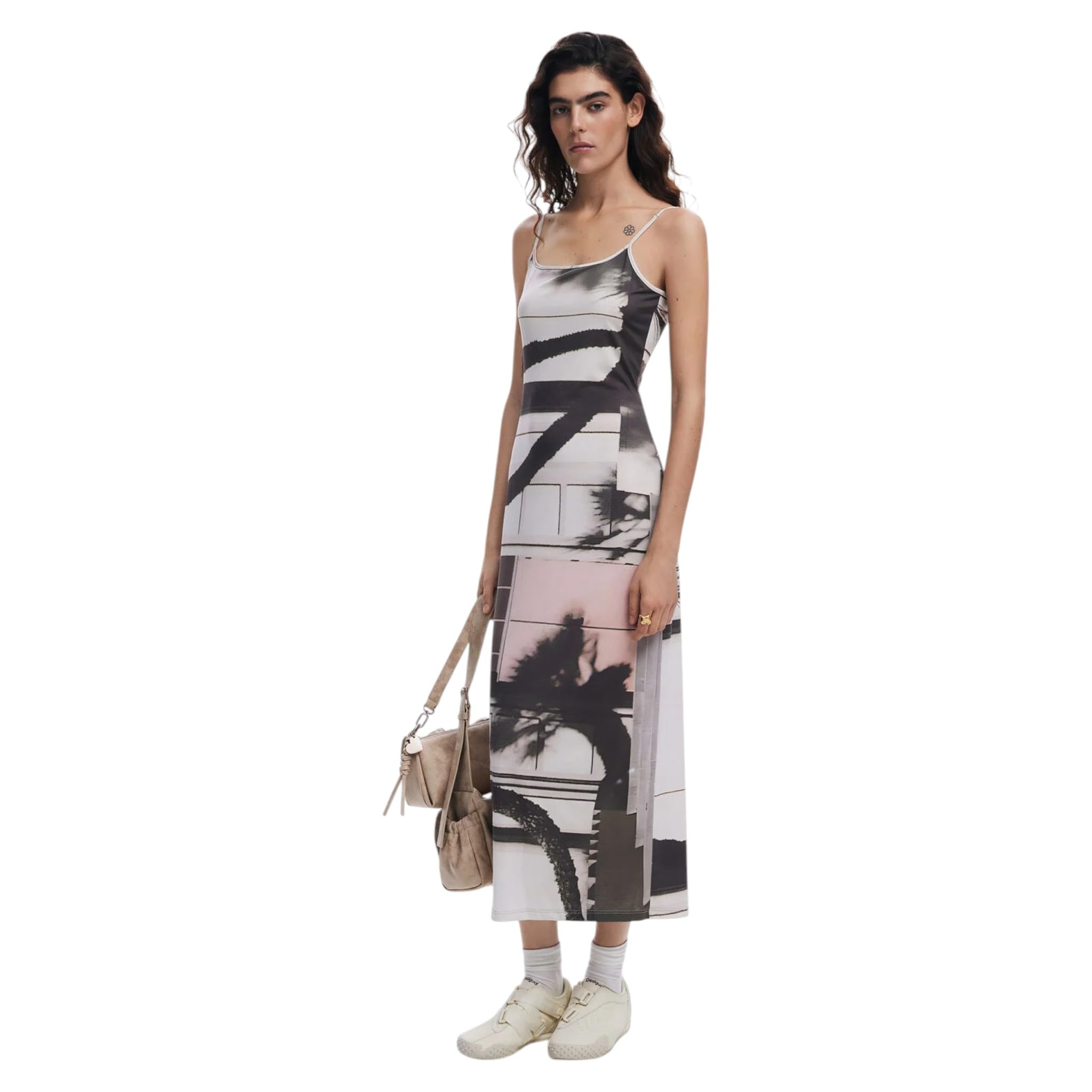 Desigual Damen 25swvk56 Lässiges Kleid