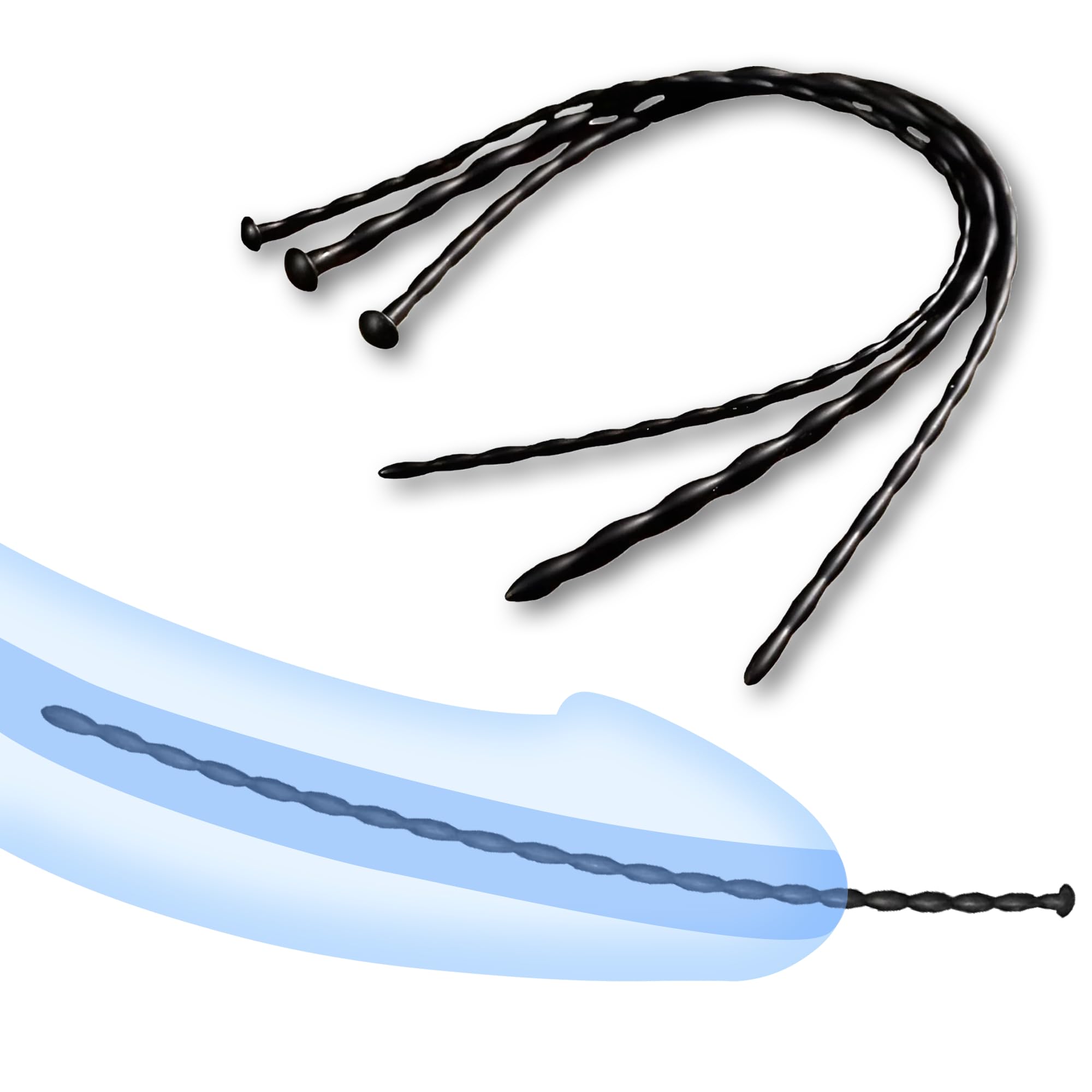 Urethral Sounds Beads 3-Set, Penis Plug Sex Toy, OH-OT-278