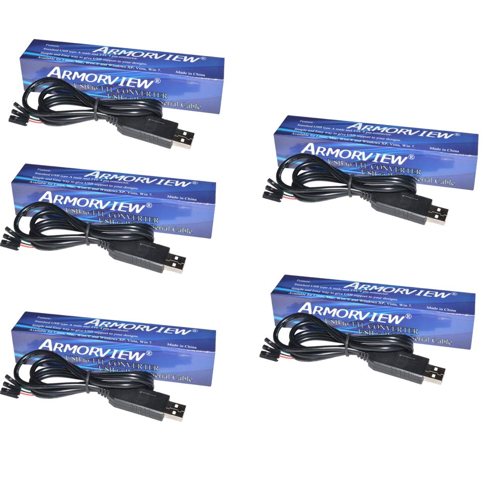 Robocraze PL2303HX USB-TTL-UART RS232 COM Cable Module Converter - (Pack of 5)-image-35