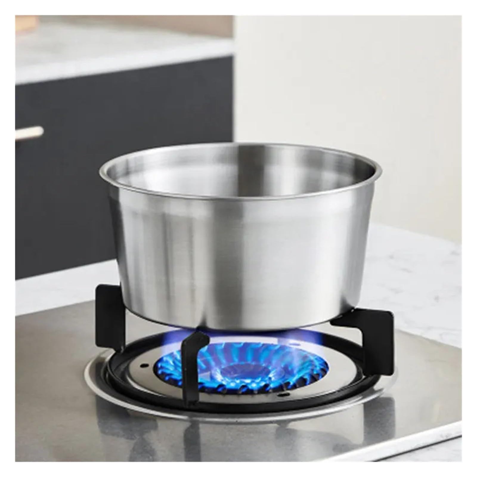 Genérico Fiambrera hermética Redonda del Acero Inoxidable 304, cajón | For conservación fresca, calentamiento en microondas y cocción sencilla.(600ML)