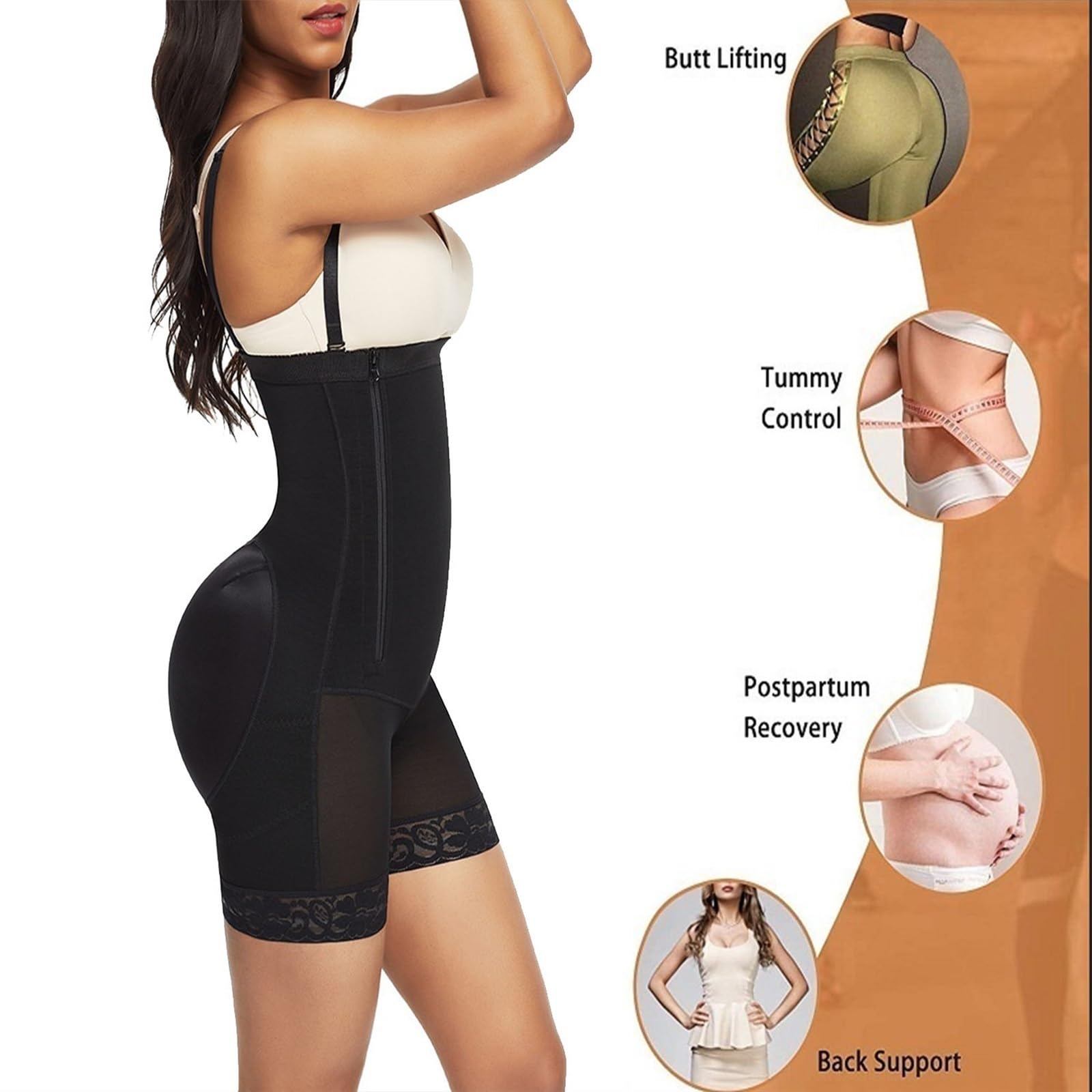 Body Moldeador Posparto Etapa 2, Control De Barriga, Levantamiento Glúteos, Cuerpo