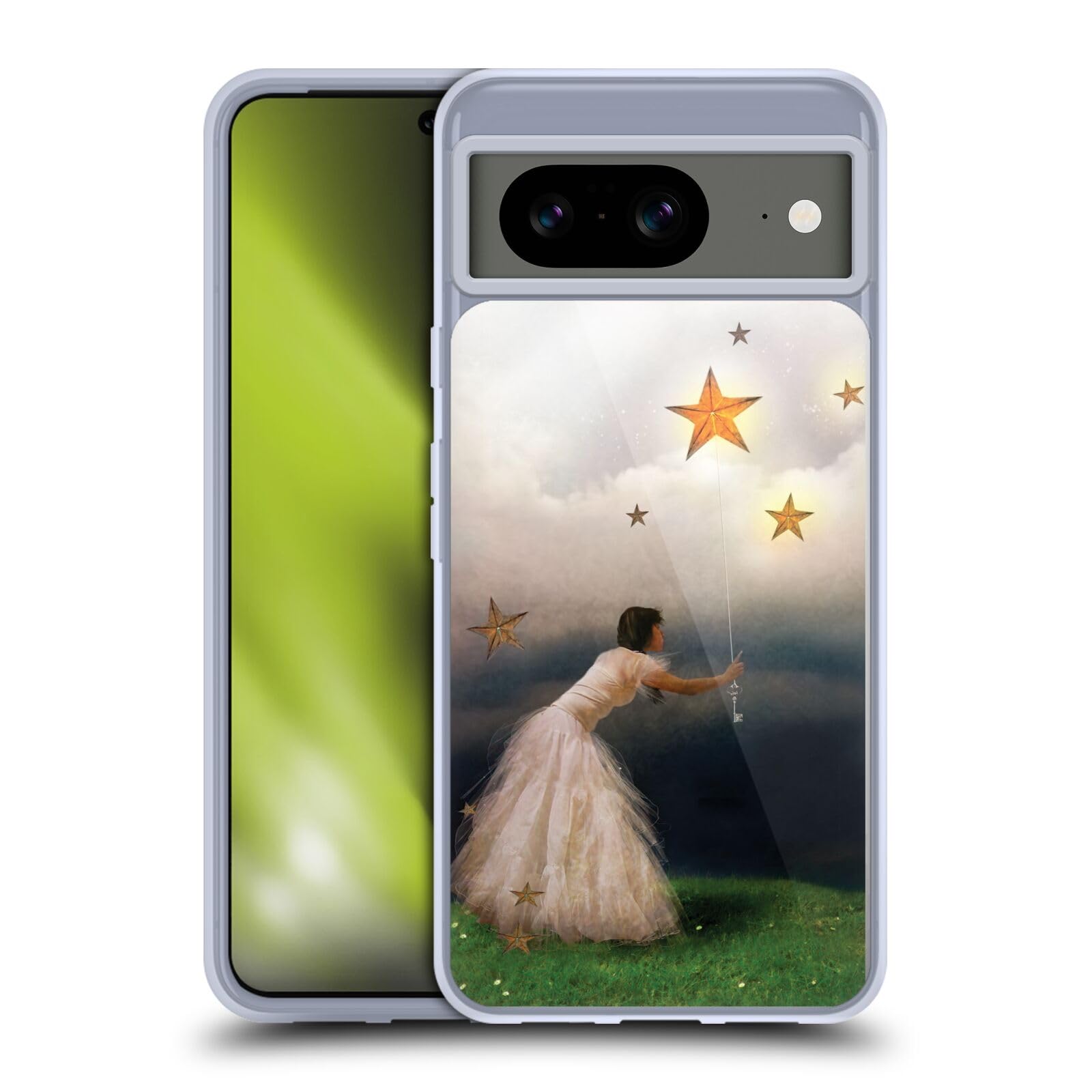 Funda de Gel Google Pixel 8 Head Case Designs Atrapador de Estrellas con MagSafe 8