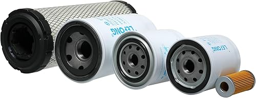 Miniatura 3 de TONNISI ST-7043 Kit de filtro para tractor New Holland TC25D TC27D TC29DA TC30 TC33D TC33DA sustituye a aceitelubricante 84475542, combustible