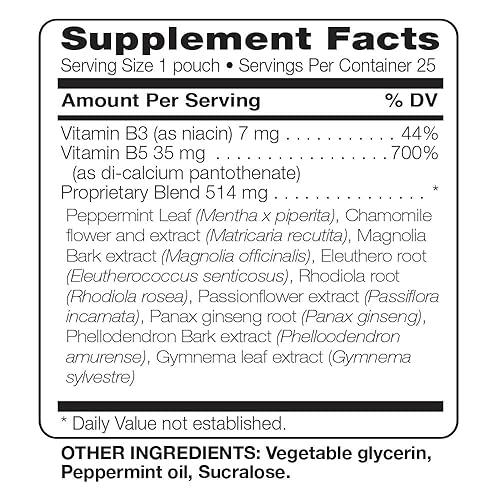 Miniatura 2 de TeaZa Bolsas de energía a base de hierbas, alternativa al tabaco, sin nicotina, sin humo, tabaco alternativo y bolsas de inmersión saludables, Cool