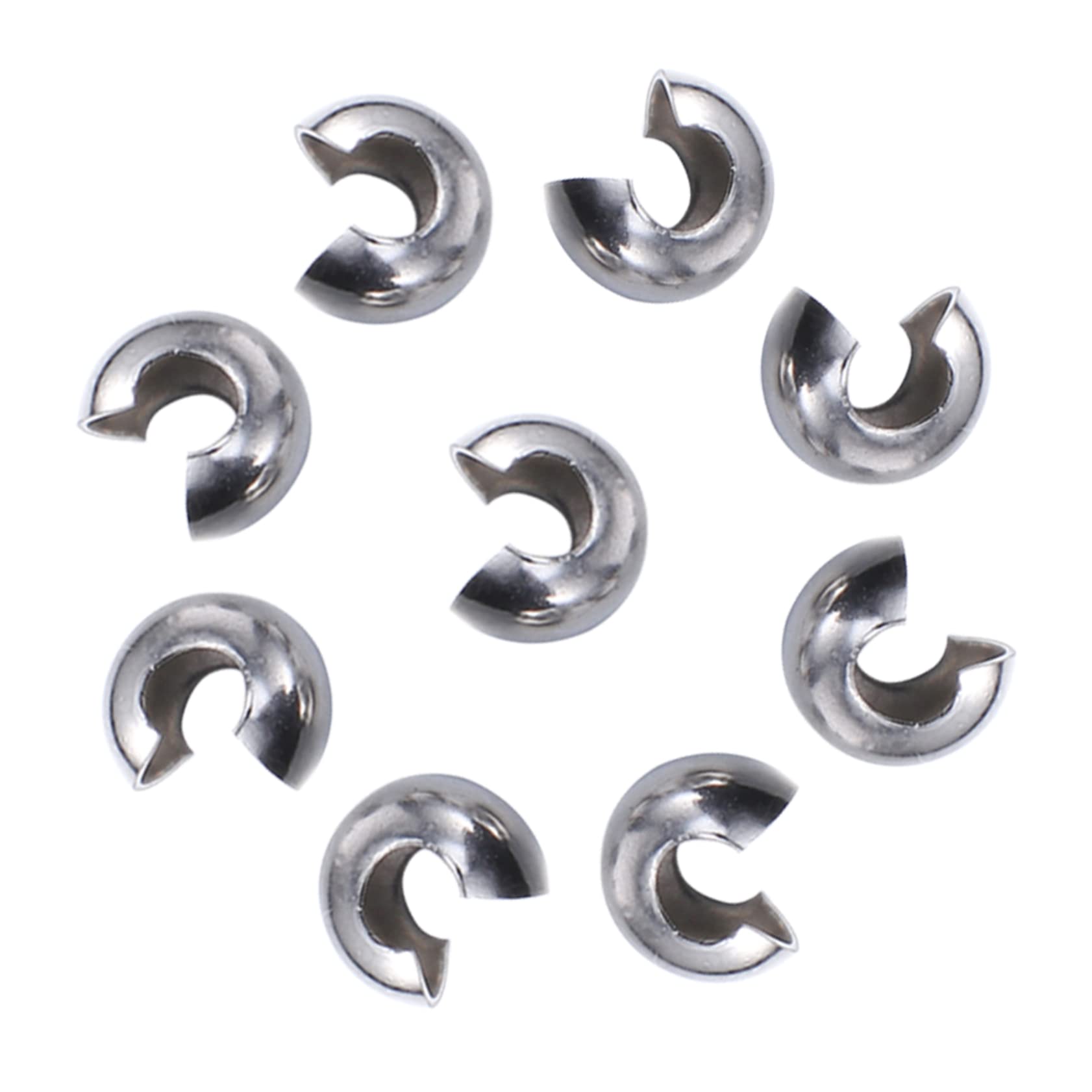 SEWACC 600piezas Anillas De Enganche De Acero Inoxidable Para Conectores De Pulsera y Collar Accesorios Para Manualidades