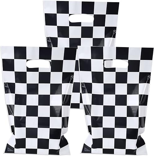 Vista 12 de Rainmae 50 bolsas de regalo de Candyland, regalos de fiesta de piruletas y caramelos, bolsas de golosinas y regalos familiares para dulces temáticos