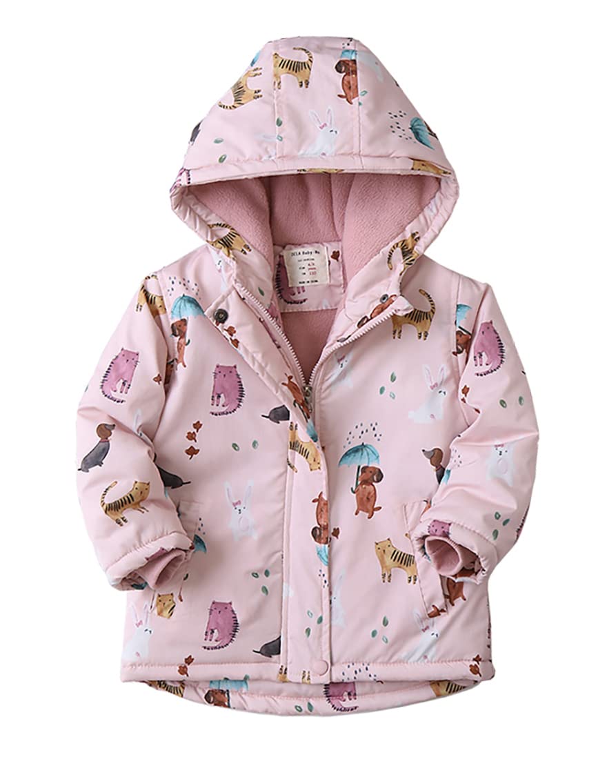 Boys Girls Winter Outwear Coats, Kids Warm Outfits,Windproof Jacket for Toddler 1-8Y