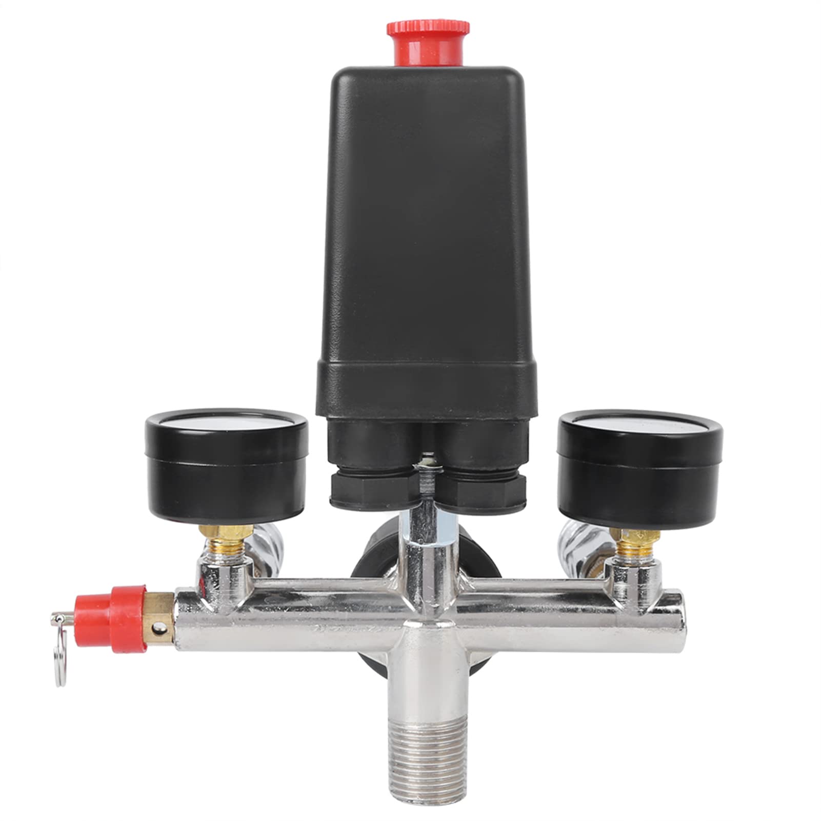Changor Pièces de compresseur d'air, régulateur de distribution, support de compresseur d'air facilement réglable avec multifonction pour le contrôle de la pression