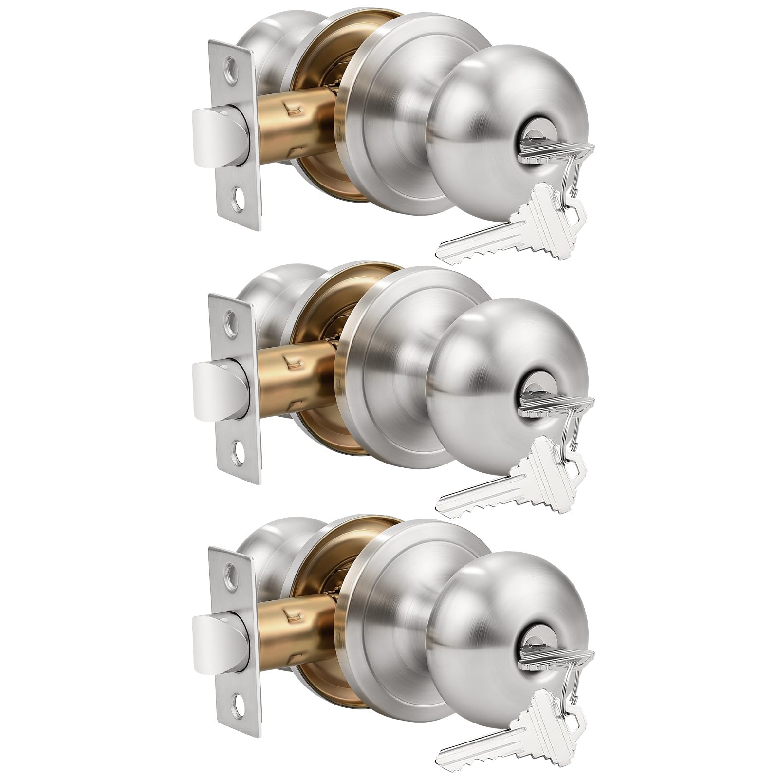 Keyed Entry Door Knob - Secure & Stylish -20