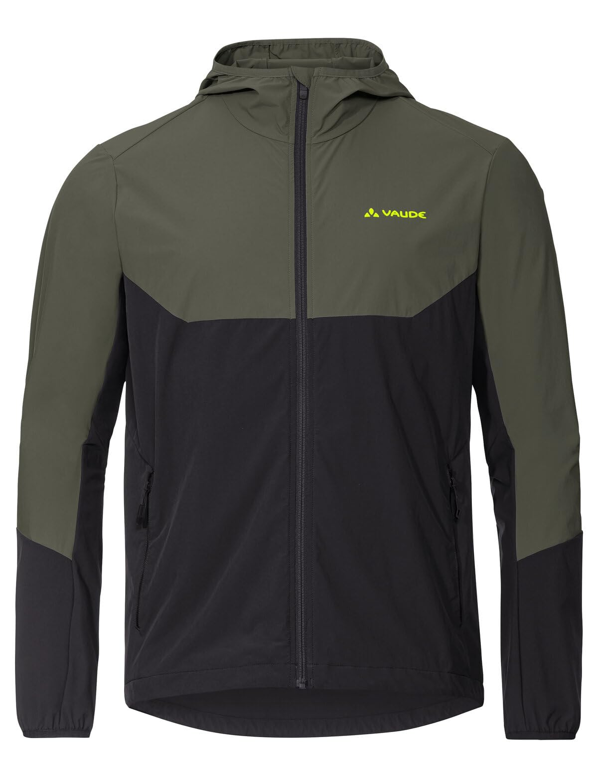 Vaude Herren Softshelljacke Men's Moab IV -Winddichte MTB-Jacke mit Kapuze