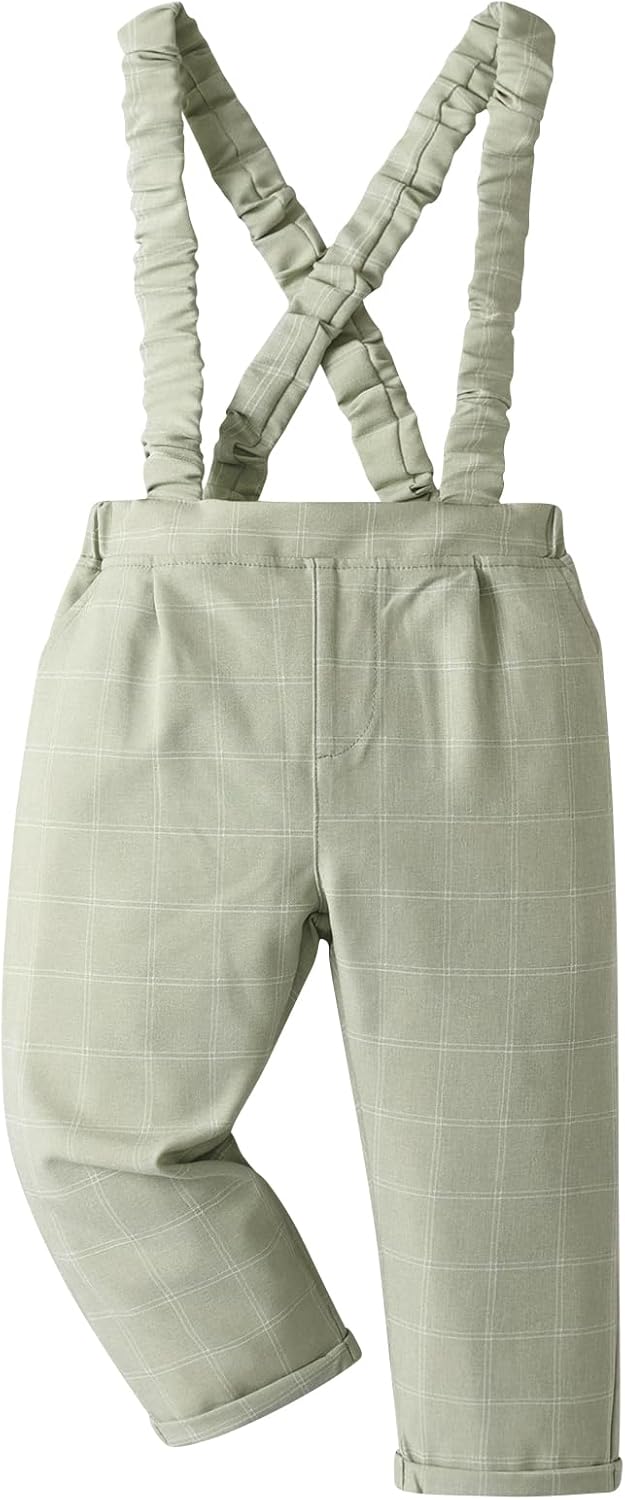 Boarnseorl Baby Boys Pants Sets, Infant Toddler Gentleman Outfits - Image 6