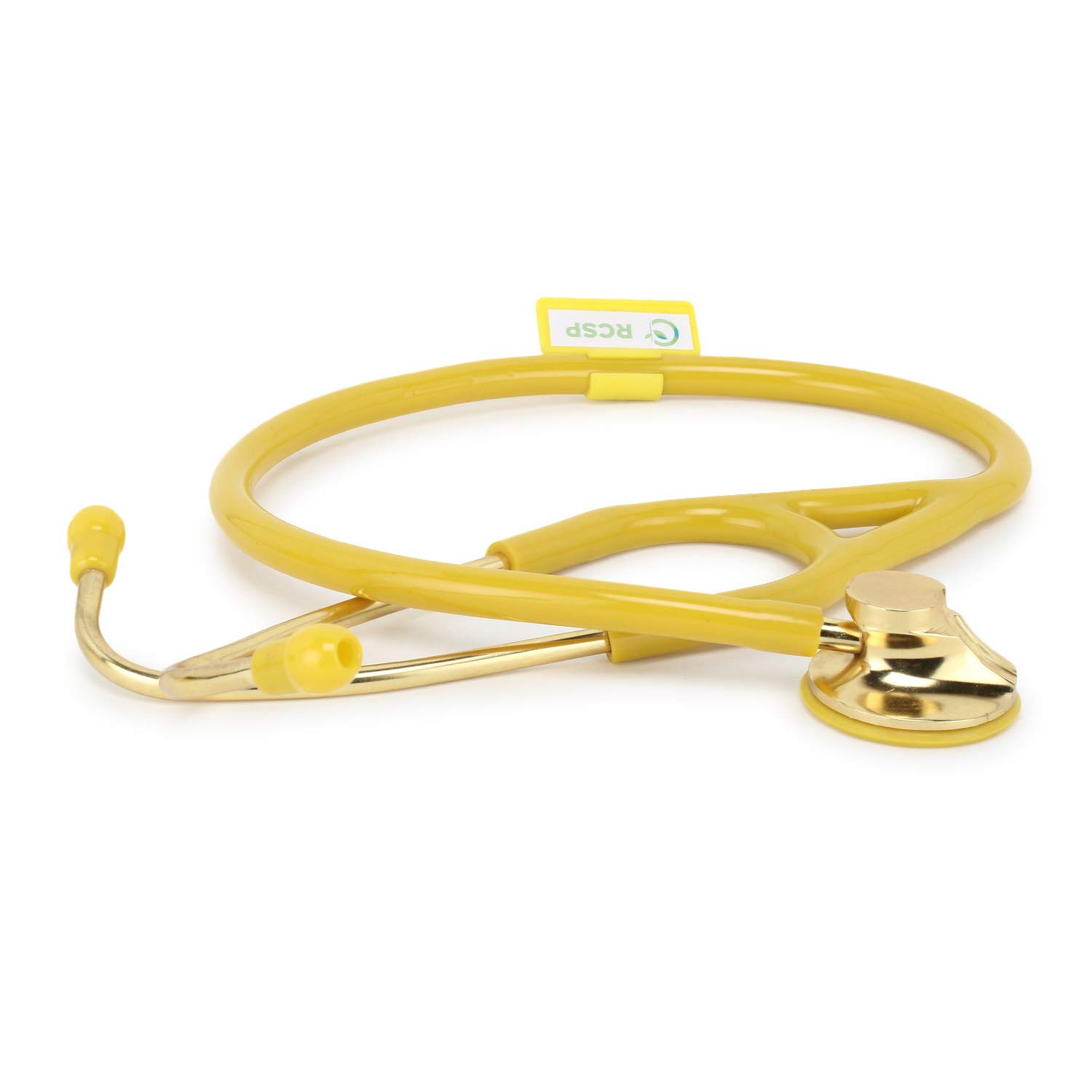 RCSP cardiology stethoscope for doctors and medical students Single Head Brass Gold color (YELLOW) (B08XNYBNKB) Amazon Price History, Amazon Price Tracker