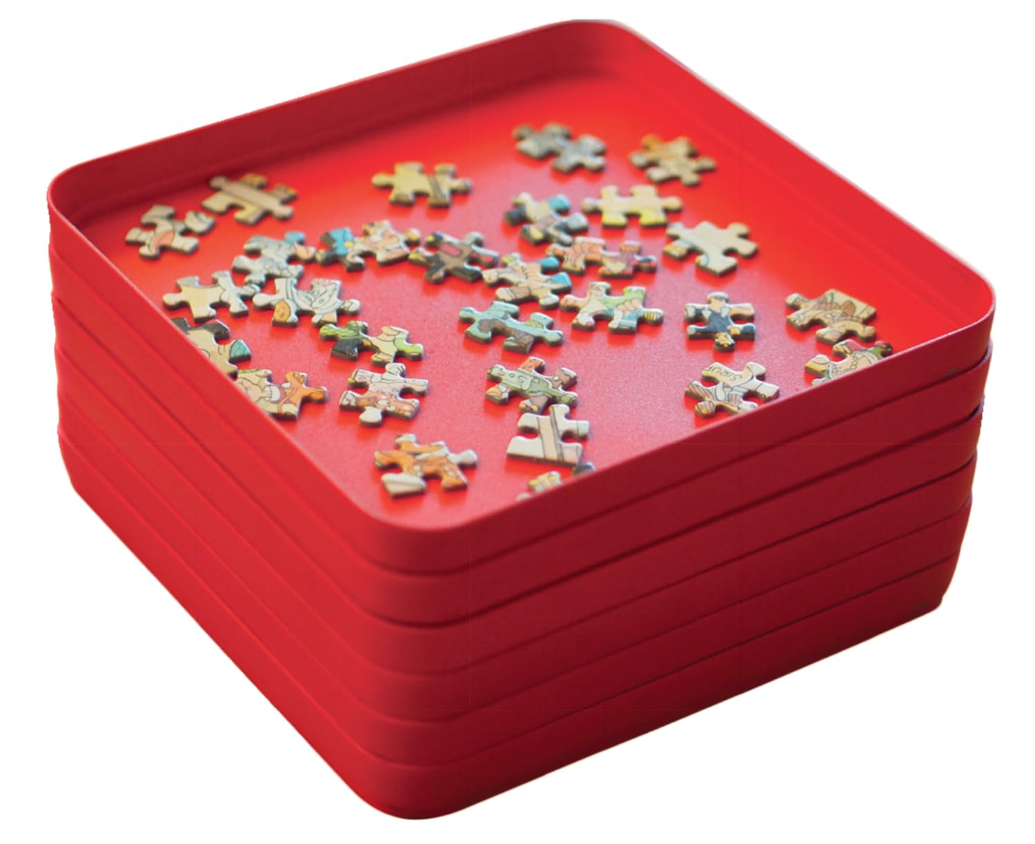 Portapuzzle Jumbo Puzzles 01039 Puzzle Mates Portapuzzle de Luxe bis 1000 Teile Puzzlezubehör & Jumbo Puzzles - Puzzle Mates Sortierschalen - Praktische Aufbewahrung für Puzzleteile