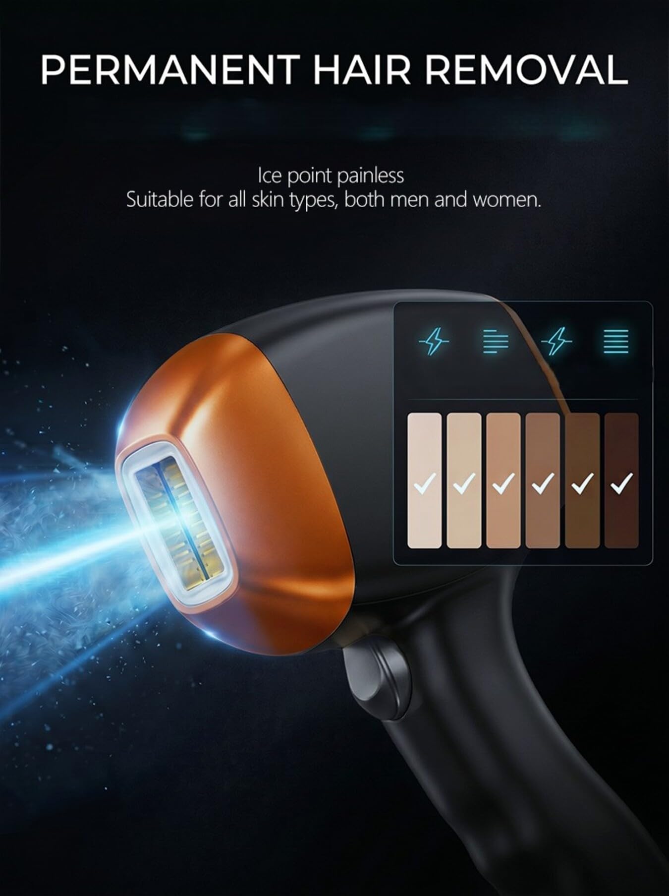 Depilatore 2 in 1 Nero | Risultati impeccabili e pelle rigenerata