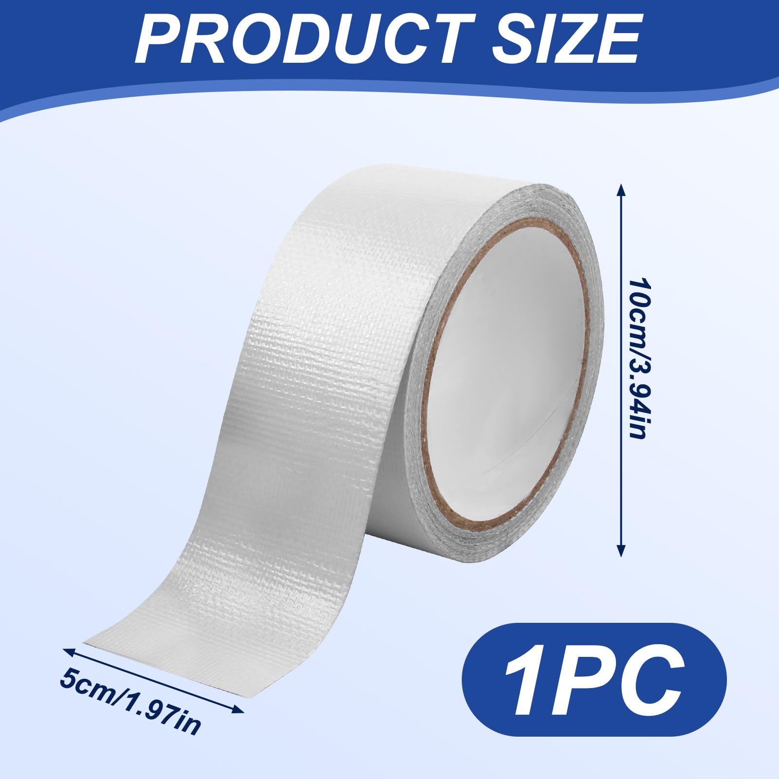 Nastro Sigillante Impermeabile per Camper, 5cm X 7,5m, Nastro Bianco, Bituminoso per Tetto, Riparazione per Caravan, Doccia, Tubi e Giunti, Qualità e Resistente Agli Agenti Atmosferici