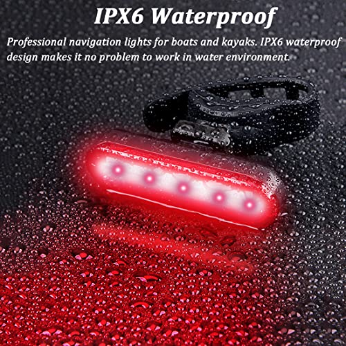Botepon Kayak Navigation Lights Stern Lights Battery Operated, Waterproof Kayak Lights For Night Kayaking, Paddle Board Lights, Marine Safety Lights For Pontoon Boat, Bass Boat, Dinghy by Botepon - Image 4