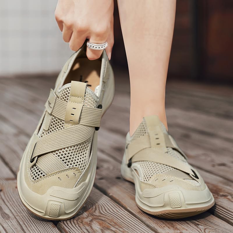 Men's Water Shoes Barefoot Beach Sandals Wide Quick Dry Swim Aqua Shoes with Arch Support for Pool Diving Hiking Kayaking Outdoor Sport Athletic Summer4