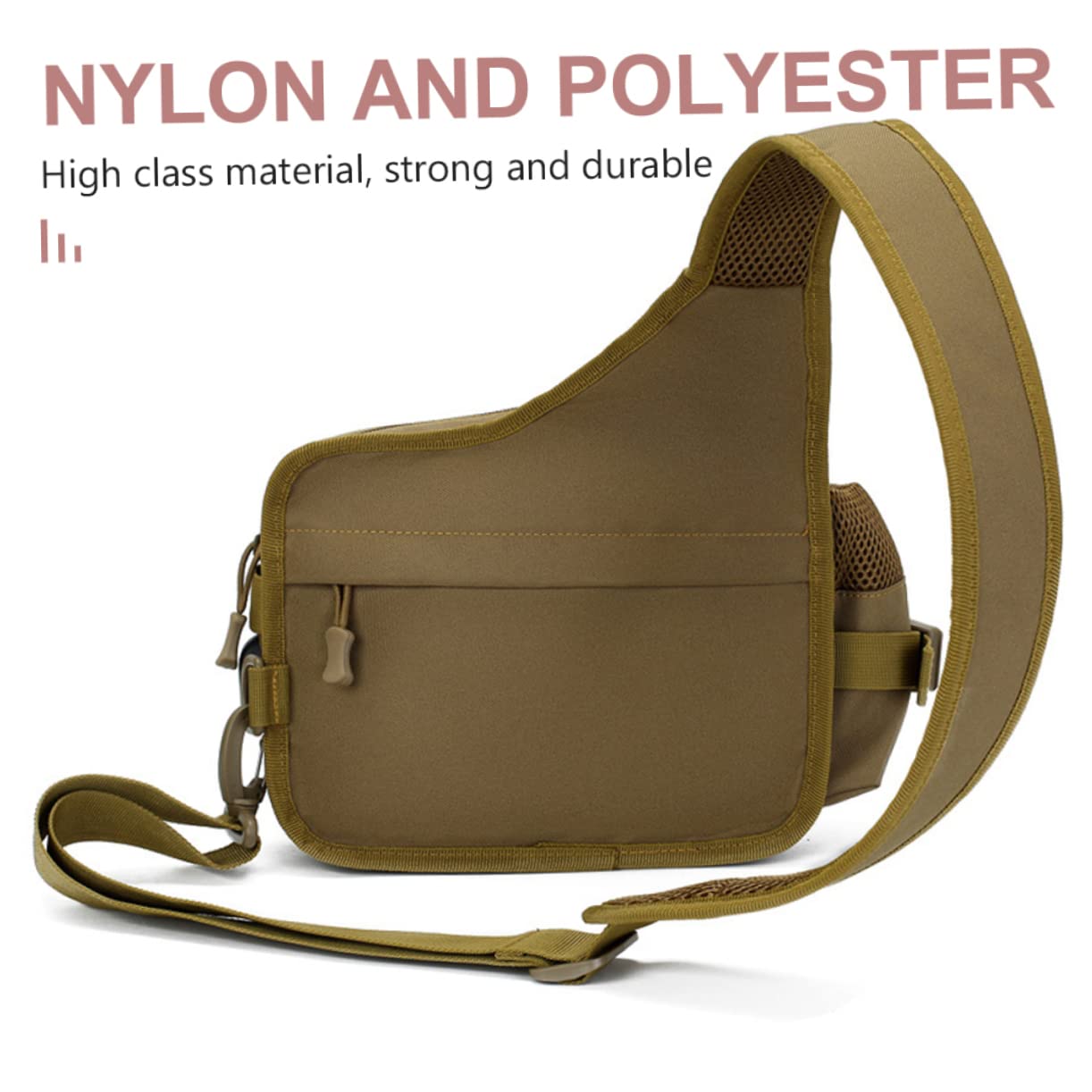 DECHOUS Borsa Tattica Portatile Borsa Tracolla Resistente All Usura Da Campeggio Cerniera Liscia e Resistente Adatta Per Escursionismo Outdoor e Attività Sportive