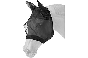 Tough 1 Fly Mask with Ears: Ultimate Protection for Your Horse's Comfort