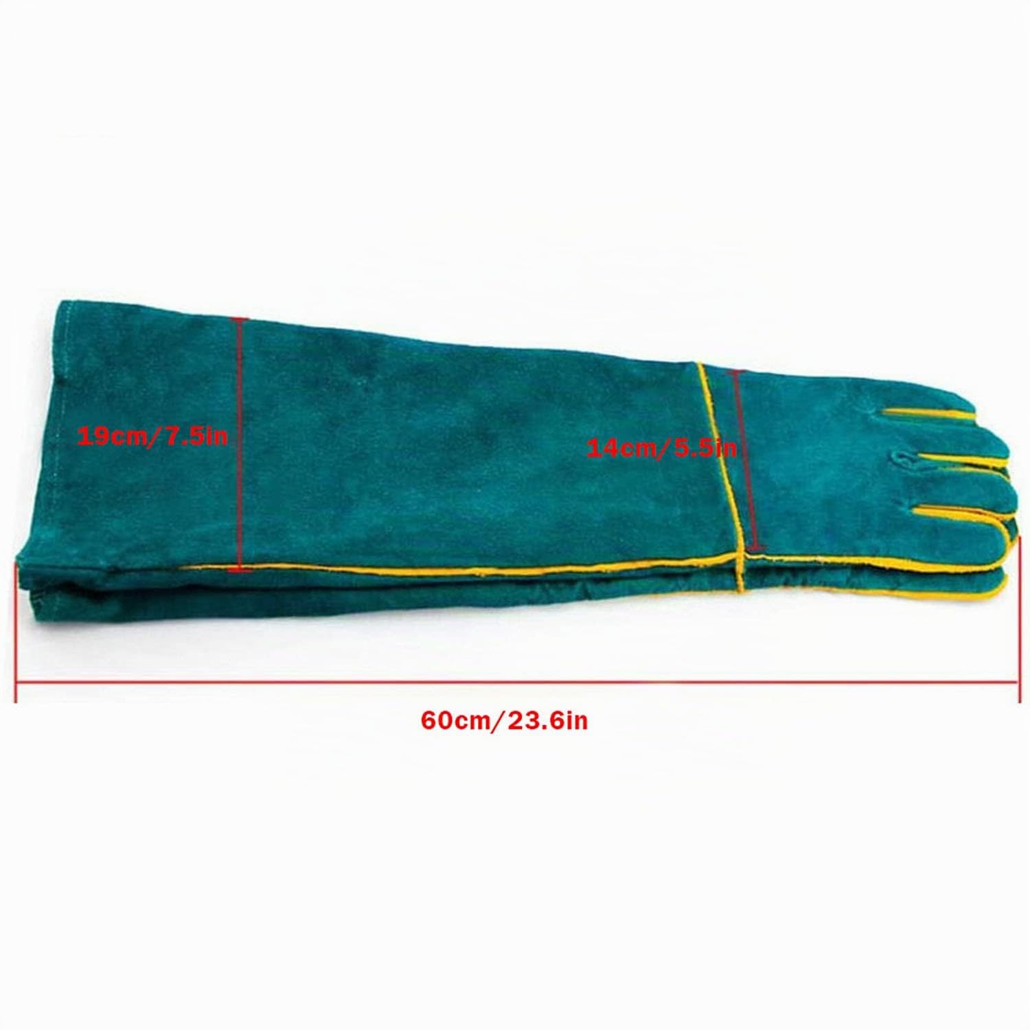Anti-Mordidas Guantes para Manejo de Animales, PeSandy 60CM Guantes de Trabajo Duraderos para Bañarse, Arreglarse, Soldar, Manipular Perros/Gatos/Aves/Serpientes/Loros/Lagartos/Reptiles