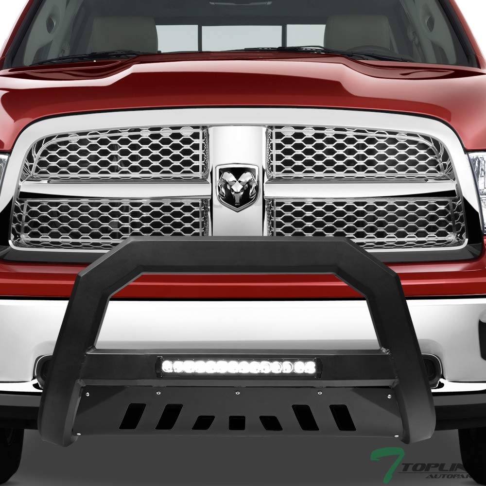 For 2009-2018 Dodge Ram 1500 Mesh Modular Bull Bar Grille Guard Front Bumper