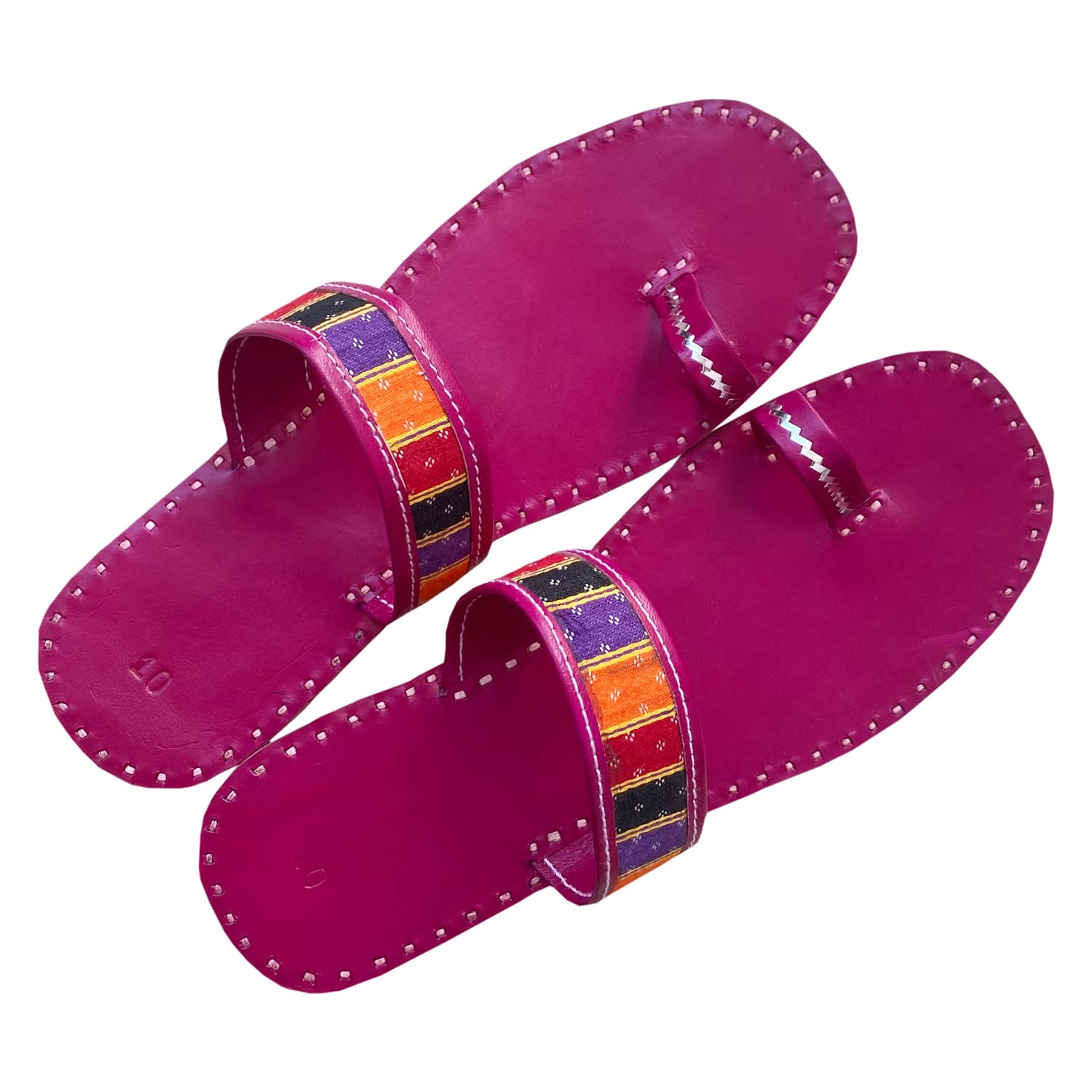 (A Gujarat Govt Enterprise Women's Magenta Leather Footwear(GGCHNLF01)-image-47