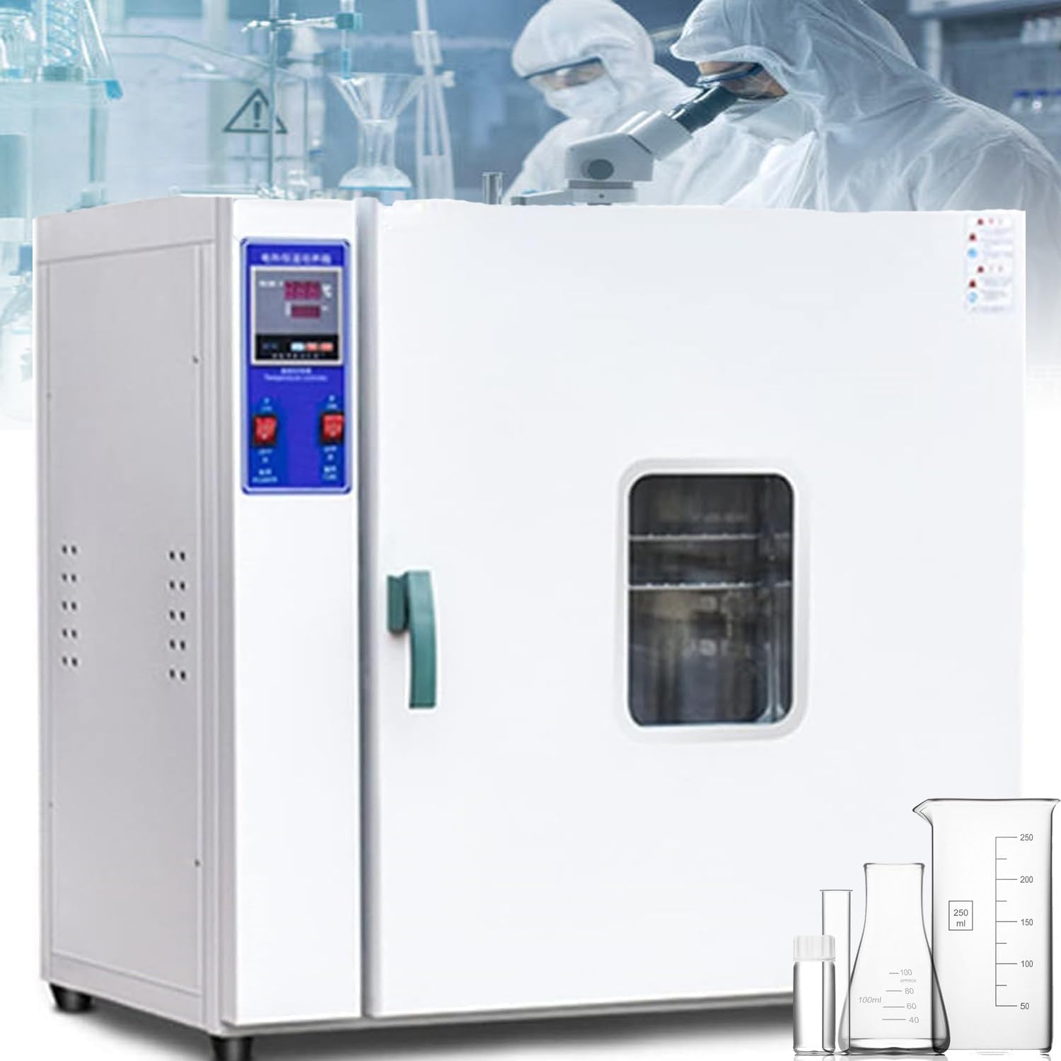Estufa De Secado Inteligente con Pantalla Digital, Calefacción Eléctrica, Estufa De Secado De Laboratorio A Temperatura Constante, Secadora Industrial De 50-250 ℃, Horno De Laboratorio