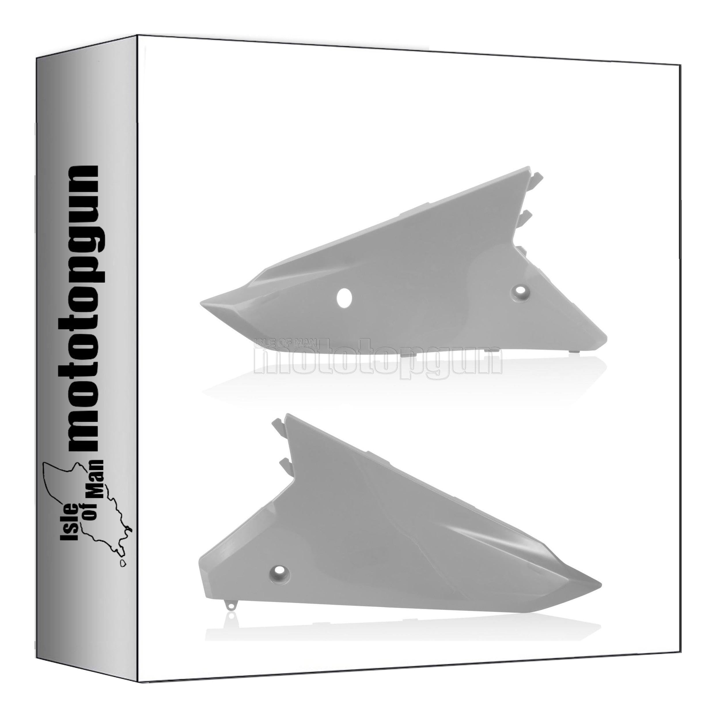 Side panels gris Acerbis 0024305.070 pour restaurer une Honda CRF 450 RX - 3