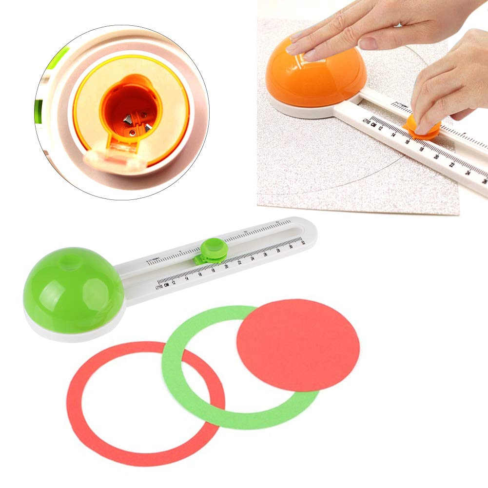Rotary Circle Cutter Art Craft DIY Cards Making Hand Tool Circle Cutter