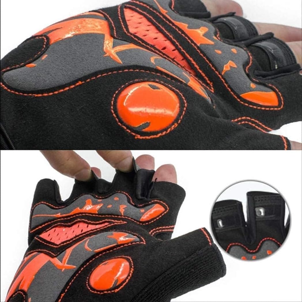 Guantes De Bicicleta De Montaña Guantes Para Hombres Guantes De Levantamiento De Pesas Ventilados Con Muñequeras Incorporadas Palma Completa