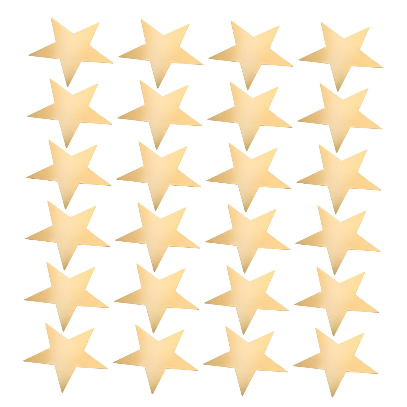 Estrellas doradas de papel para solucionar la decoración rápida de tablón de anuncios en el aula