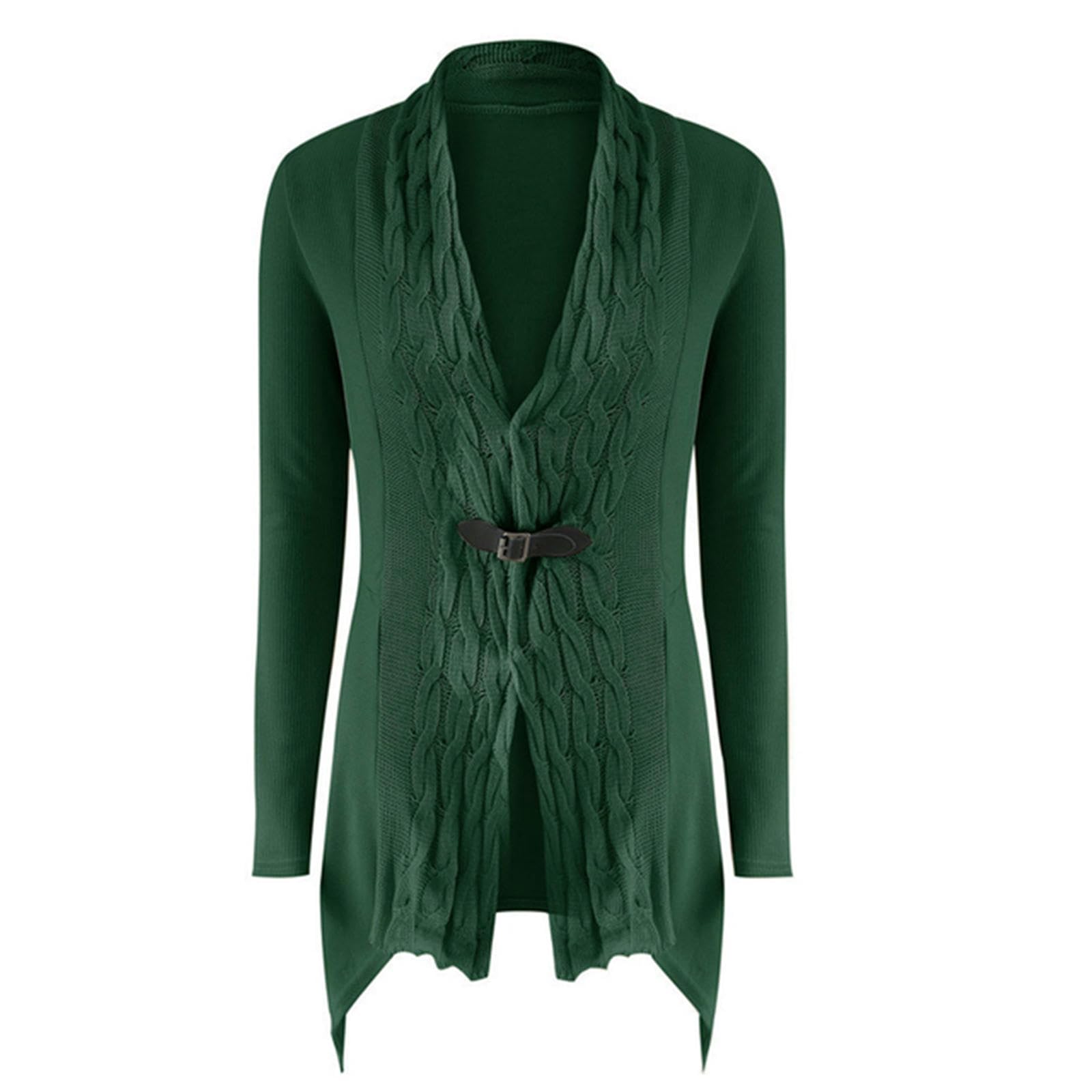 NOGRAX Rebeca Mujer Verano Chaqueta De Cardigan Femenina De Otoño E Invierno Chaqueta De Punto Irregular De Manga Larga Suéter