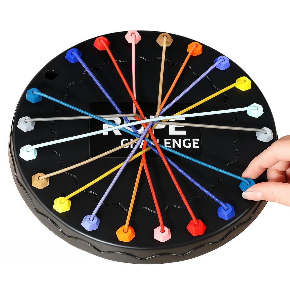 Satpurush Educational Rope Challenge Toys - Indoor Games for Kids 7-14 Years - Engaging Board Games for Family - Gift for Both Boys & Girls Age 8-10 - Develops Motor Skills & Problem Solving-image-30