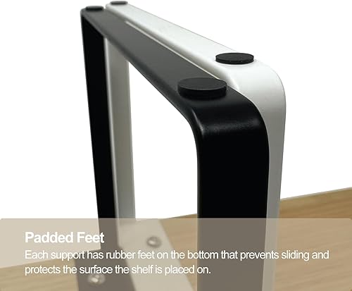 Miniatura 8 de Mitus Organizador y almacenamiento de estantes, estante de madera escalonada para encimera de cocina, encimera de baño, armario de despensa,